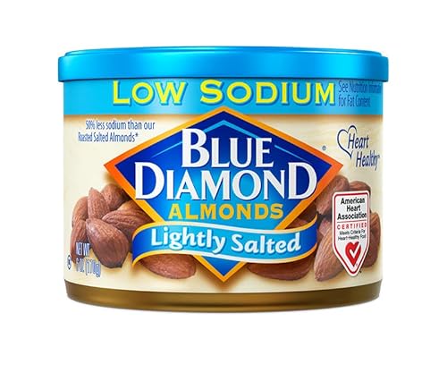 Blue Diamond Almonds, Low Sodium Lightly Salted, 6 Ounce