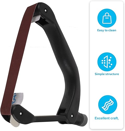 Miniatura 3 de Angoily Car Tools - 1 juego de lijadora de mano con forma de arco con cinta abrasiva, bloque de rollo de papel de lija de arco, kit de bloque de