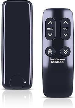 New Replacement Remote Control fit for Serta Motion Slim, for Linak HC12BL0011-02 HC10BL, for Beautyrest, for T-120 Adjustable Bed Base