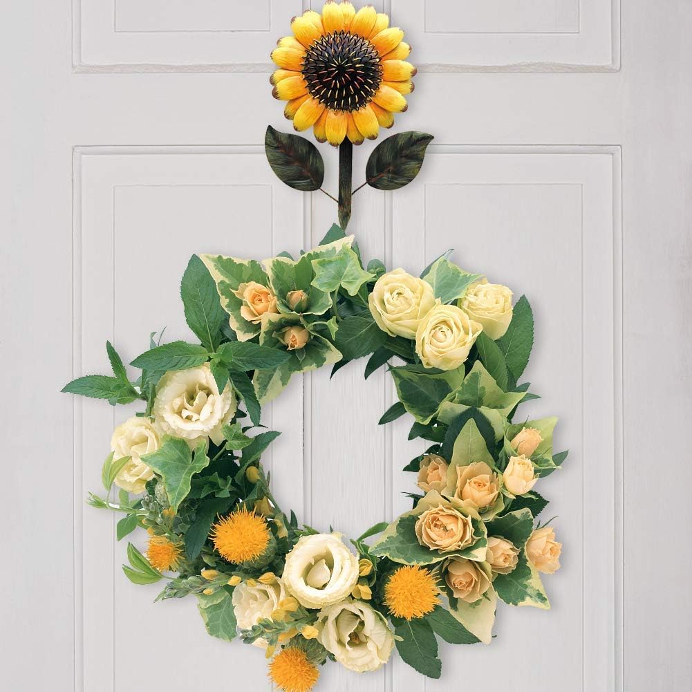 New Metal Rustic Sunflower Home Hook Great Home & Kitchen Keys, Towel, Coats, Accessories Hooks Decor,Sunflower Wall Mounted Key Holders