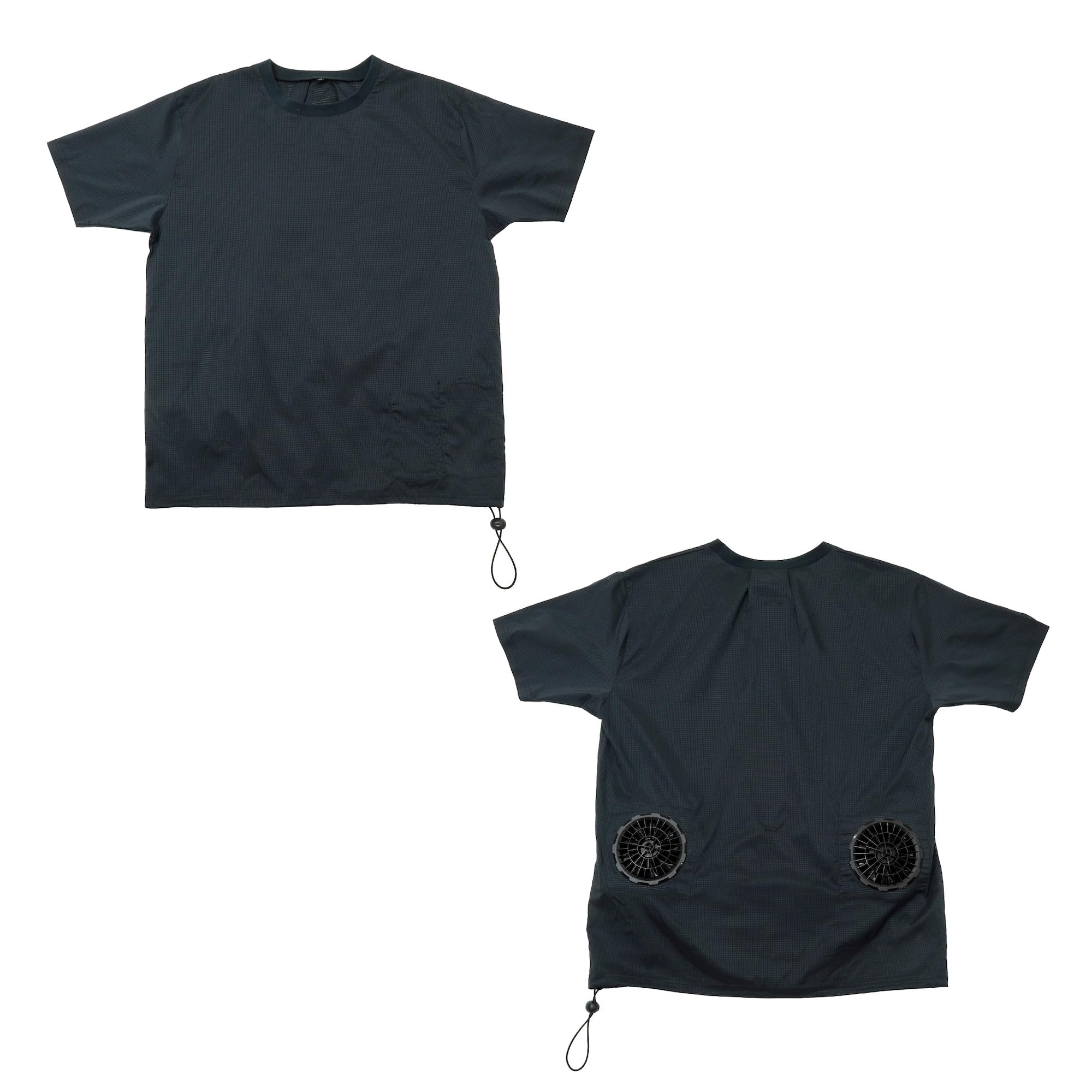 Amazon.co.jp: THANKO T Shirt & Fan EDFT26HBKM ファン付きTシャツ 