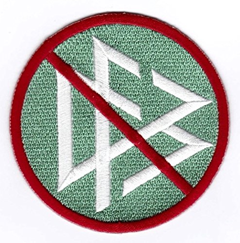 Fiico Fan Aufnäher/Bügelbild/Iron on Patch, 1 Stück, 8 x 8cm, Klassisch, Grün, Jugendliche, Patch