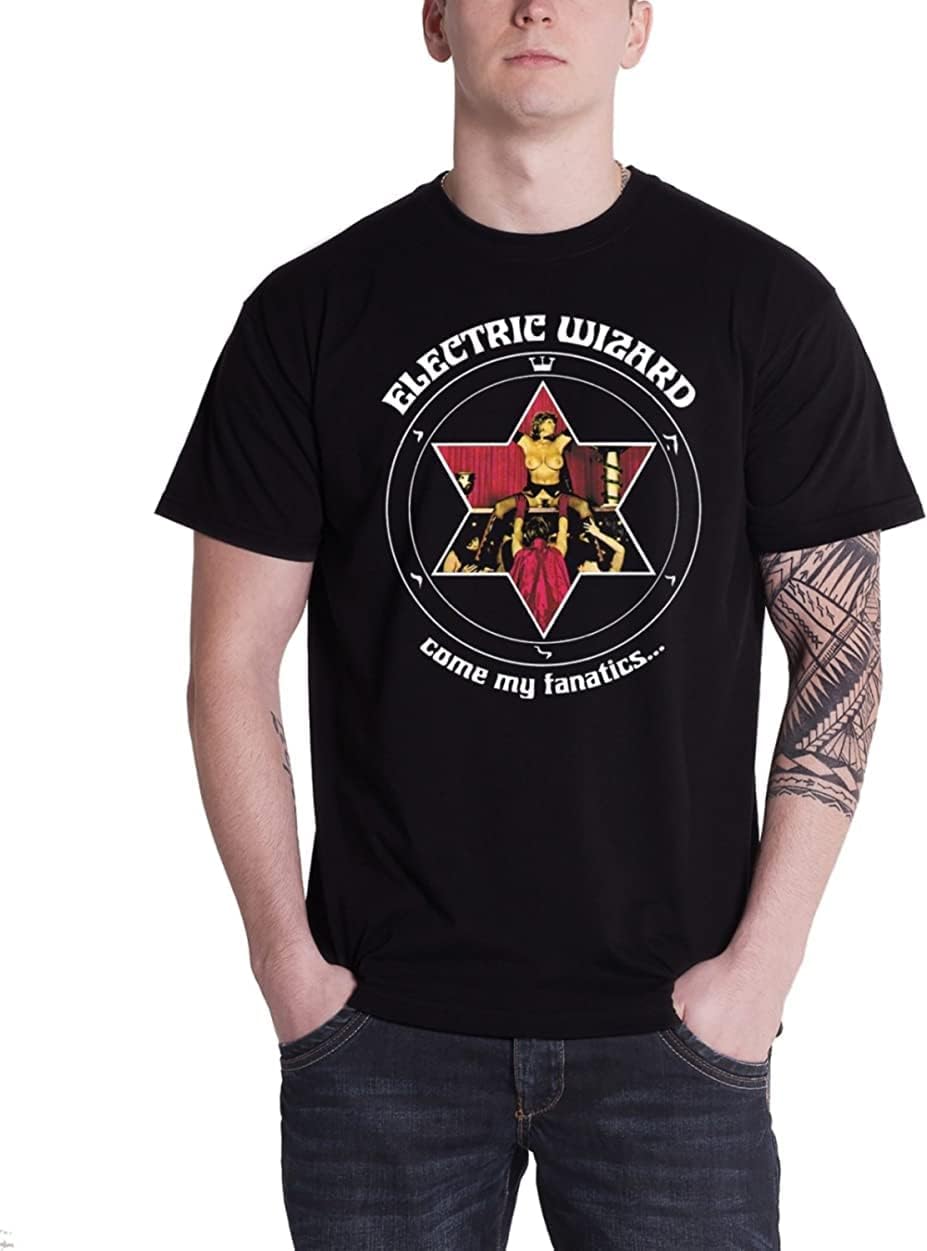 Electric WizardT Shirt Come My Fanatics Band Logo Official Mens Black