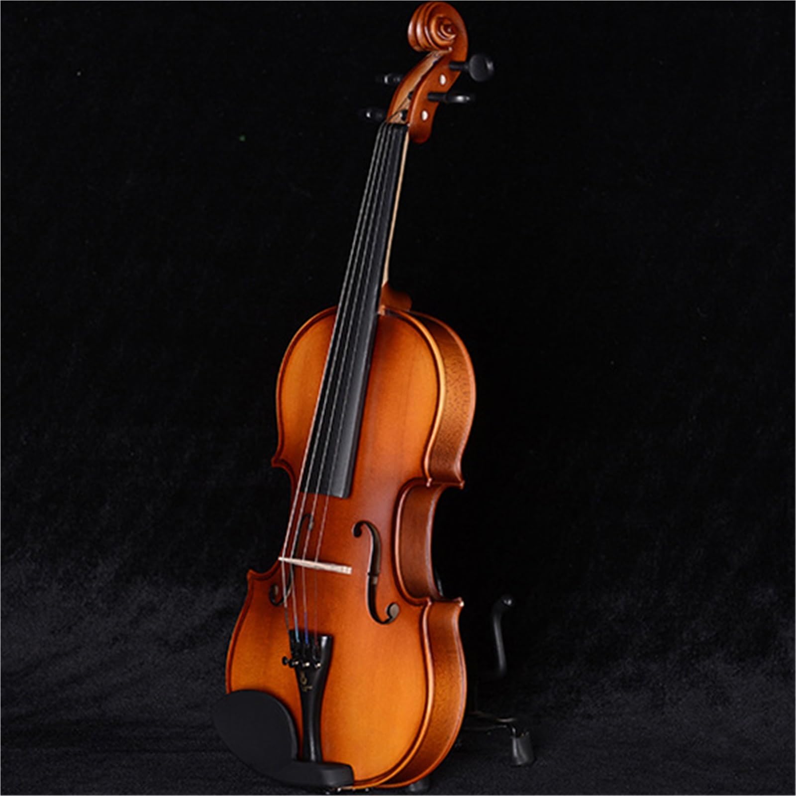 Violino Set Violino Fatto A Mano In Legno Massello Per Principianti E Adulti Per Esercitarsi E Testare Il Violino(L-Brown,1/4)