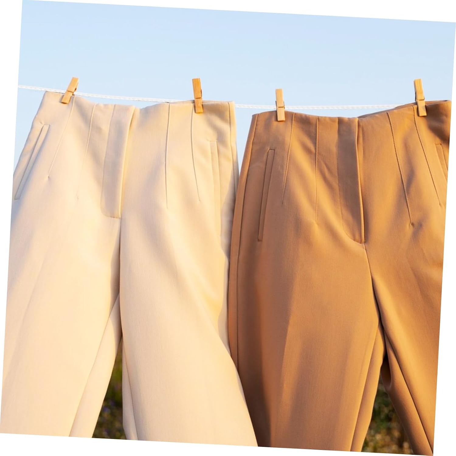 Holibanna Suction Cup Clothesline Retractable Outdoor Camping Travel Drying Line for Rvs Bathrooms