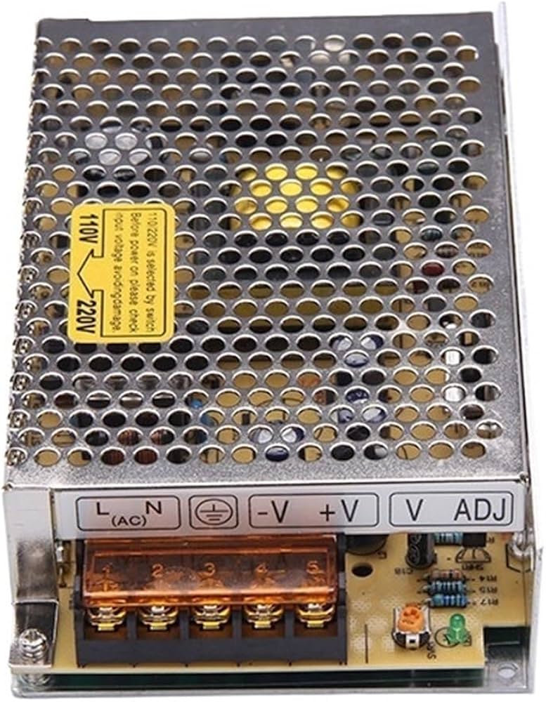 Amazon.co.jp: (S-50-24) 電圧トランス 2A 50W AC DC 24V スイッチ電源