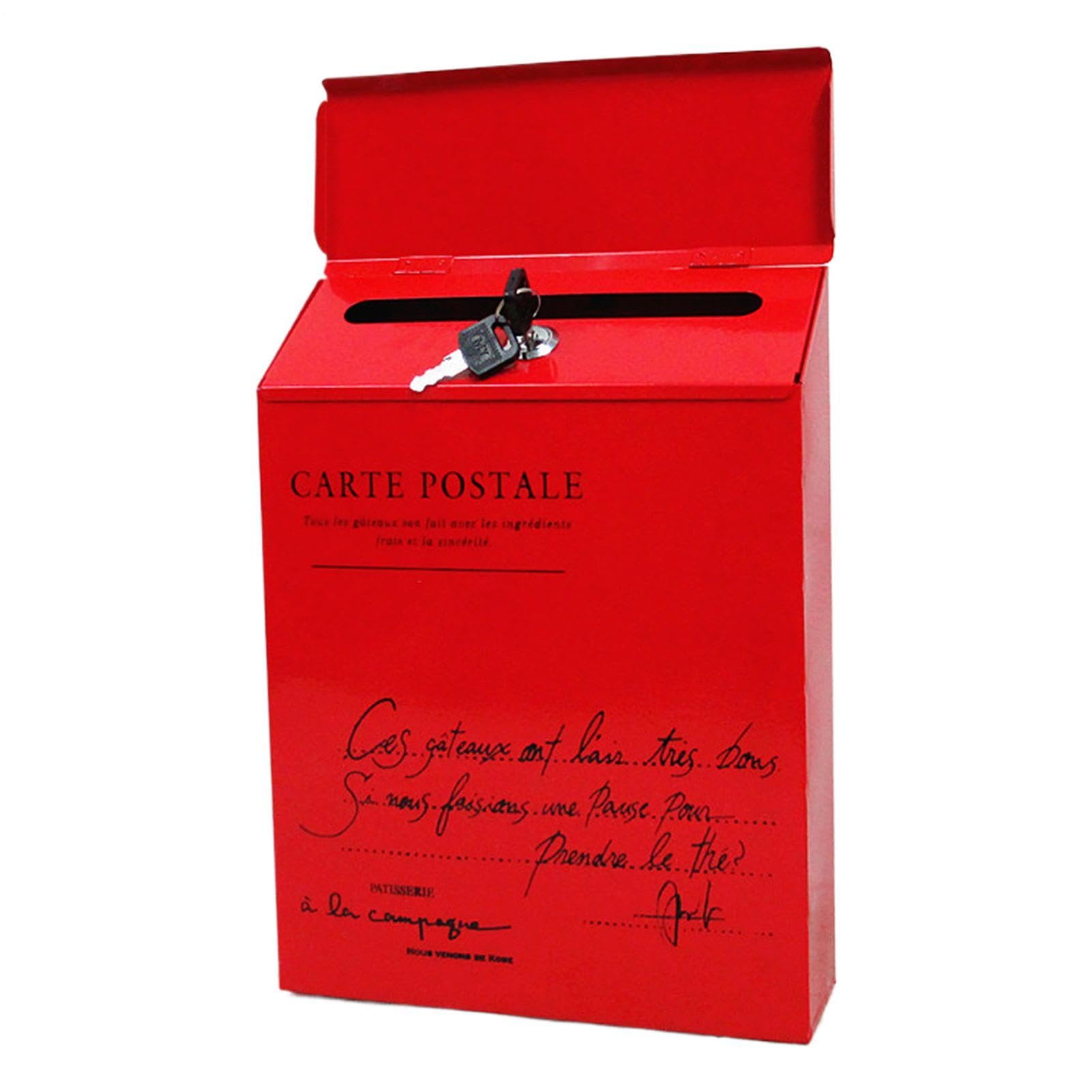 Boîte aux lettres murale extérieure étanche pour embellir le jardin et la cour de votre maison