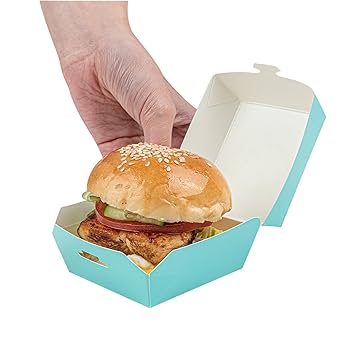 【新品・未開封　初回特典付】バーガーキッチン Amazon.co.jp: 2.8 x 2.8 x 2インチ ミニバーガーボックス
