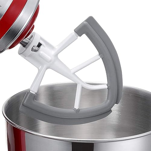 Miniatura 4 de Batidor Flex Edge para batidora KitchenAid de 4.55 cuartos de galón, batidor con doble borde de silicona, paleta mezcladora, accesorio perfecto para