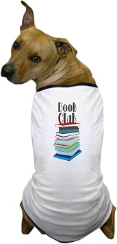 CafePress Book Club Dog T Shirt Dog T-Shirt, Pet Clothing, Funny Dog Costume