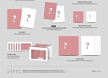 Amazon.com: STAYC Metamorphic 1st Album (Standard 2 Ver +