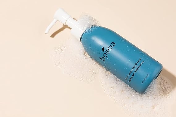Boscia Clear Complexion Cleanser - Vegan Cruelty-Free Daily Face Wash & Pore Minimizer - Natural Clean Skin Care - Acne & Blackhead Remover -5.07 fl oz