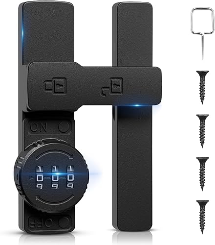 Cerradura de puerta de granero, cerraduras de puerta de granero abatible de 180 grados y pestillos de puerta, pestillo de cerradura de puerta