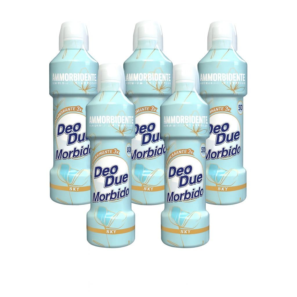Ammorbidente Concentrato per Tessuti, Formula Innovativa per Morbidezza Duratura, Profumo Delicato, Dermatologicamente Testato, per Lavatrice e Lavaggio a Mano (x6 Flaconi)
