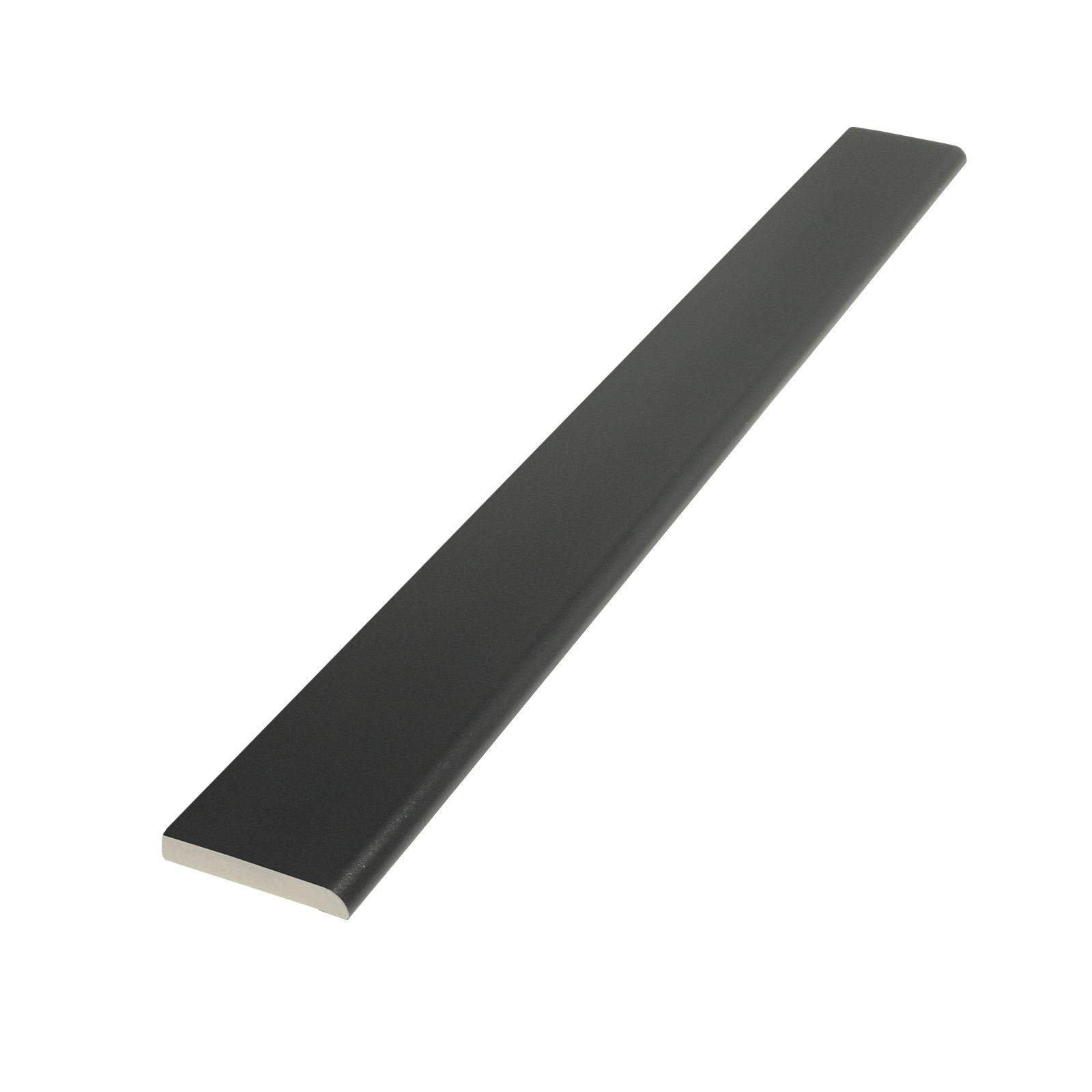 Pencil Round Architrave uPVC Plastic Finishing Trim Moulding (2.5m) - 45mm, Anthracite Grey (Smooth)
