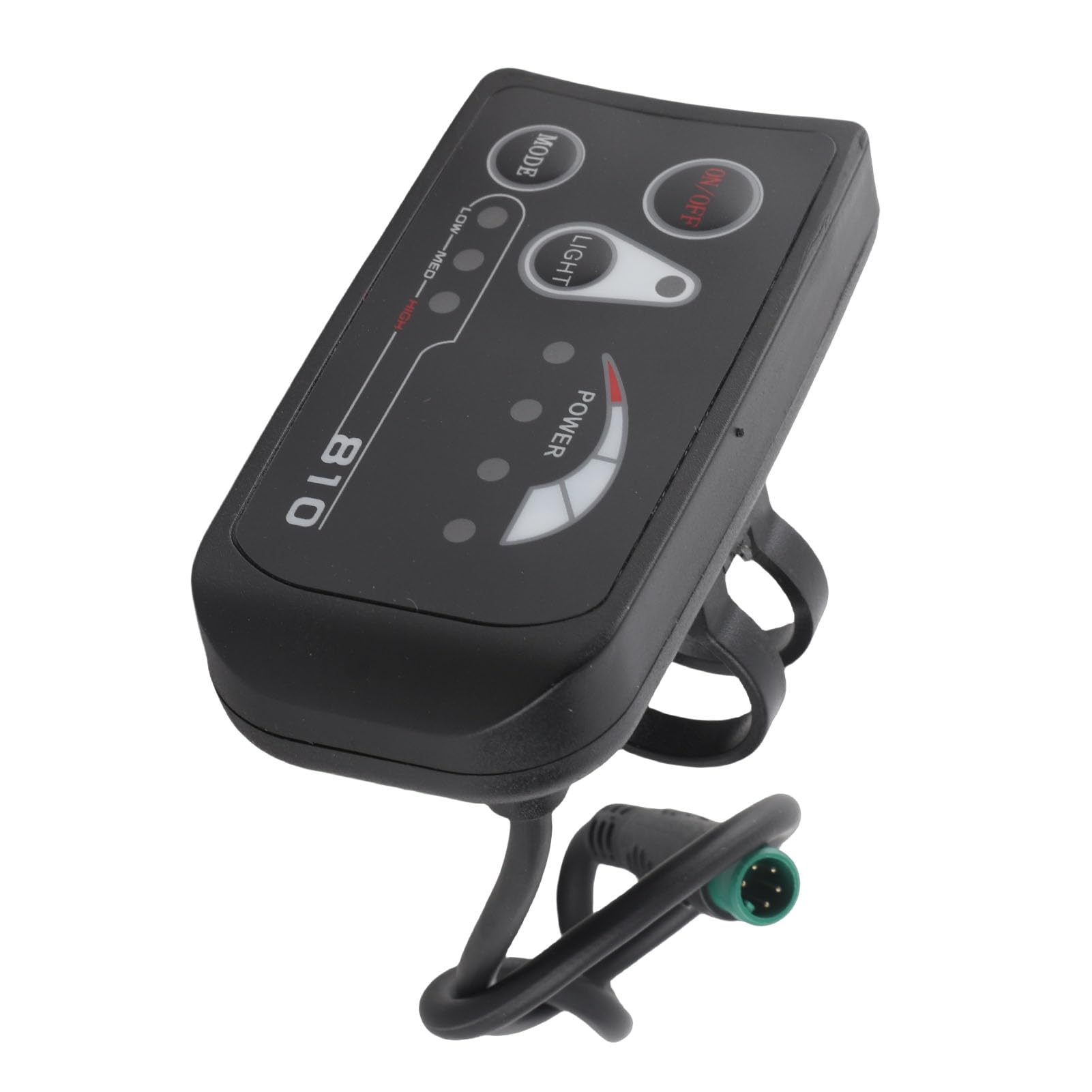 KIMISS 48V Pannello di Controllo Display LED per Bicicletta Elettrica Impermeabile, Misuratore Display LED 36V 48V S810 per Modifica Bici Elettrica, Impostazioni Personalizzabili