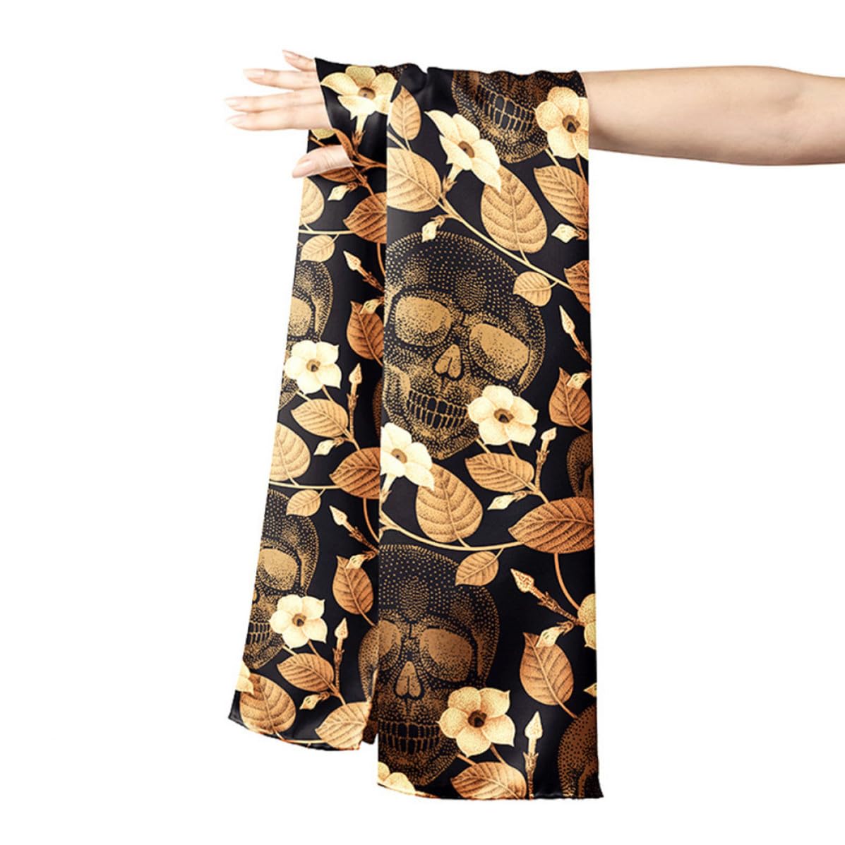 Abaodam 6 Stück Waschbarer Erwachsenen Lätzchen Essschal aus Polyester mit Vollem Schutz und Stilvollem Druckdesign für Senioren und Damen Beim Essen