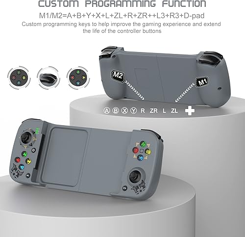 Miniatura 6 de Joso Control inalámbrico para Android, iPhone, Bluetooth Gamepad Joysticks para Samsung Galaxy 222120, iPhone 1414 Plus14 Pro14 Pro Max13 Pro Max,