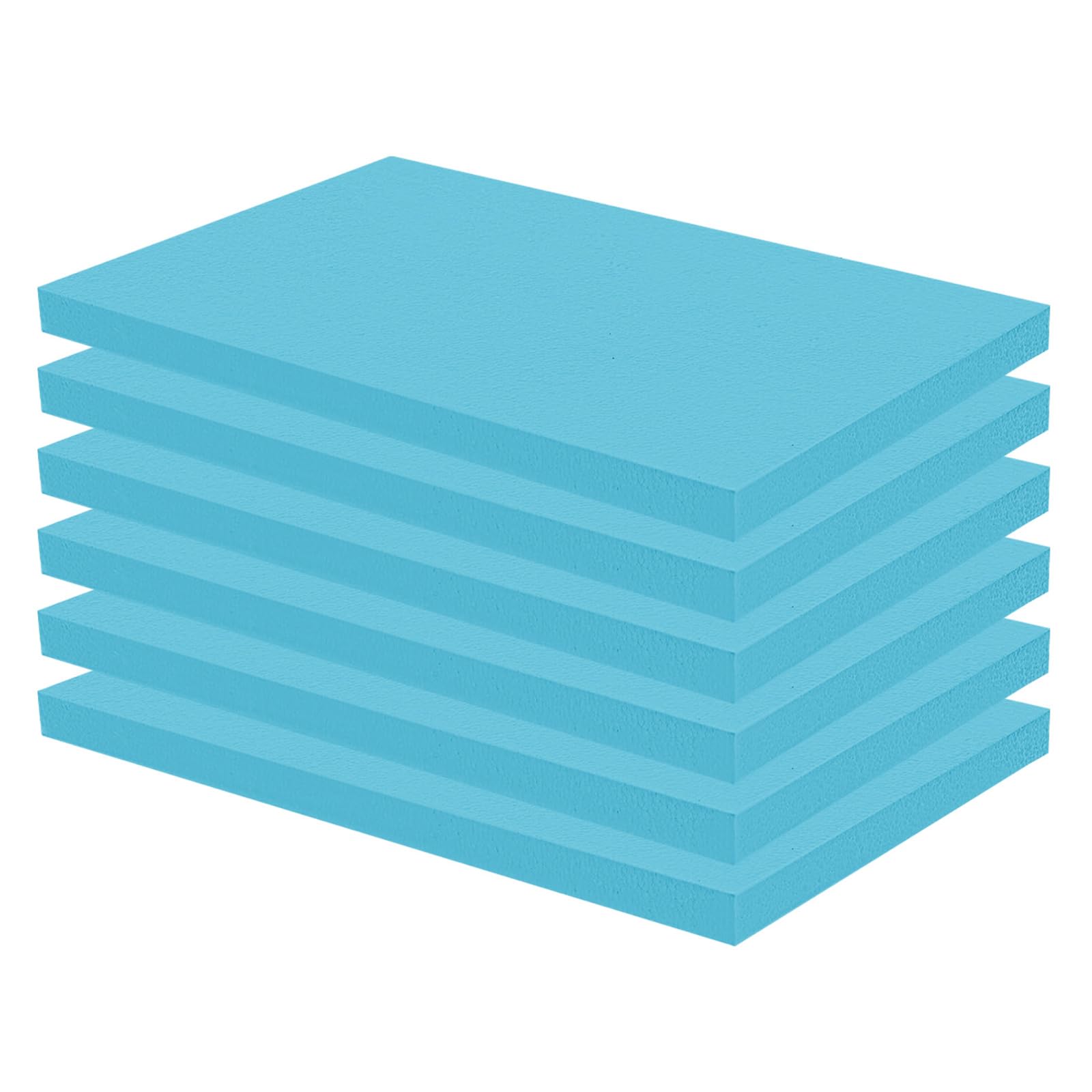 MeYuxg Pack of 6 Foam Board, Styrofoam Panels for Model Making Crafts DIY Hard Foam Board, Foam Mat