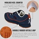 Hirolas® Athletic Training Gym Shock Absorbing Oxford Blue Shoes for Running, Walking, and Multi Sports Activities gallery image