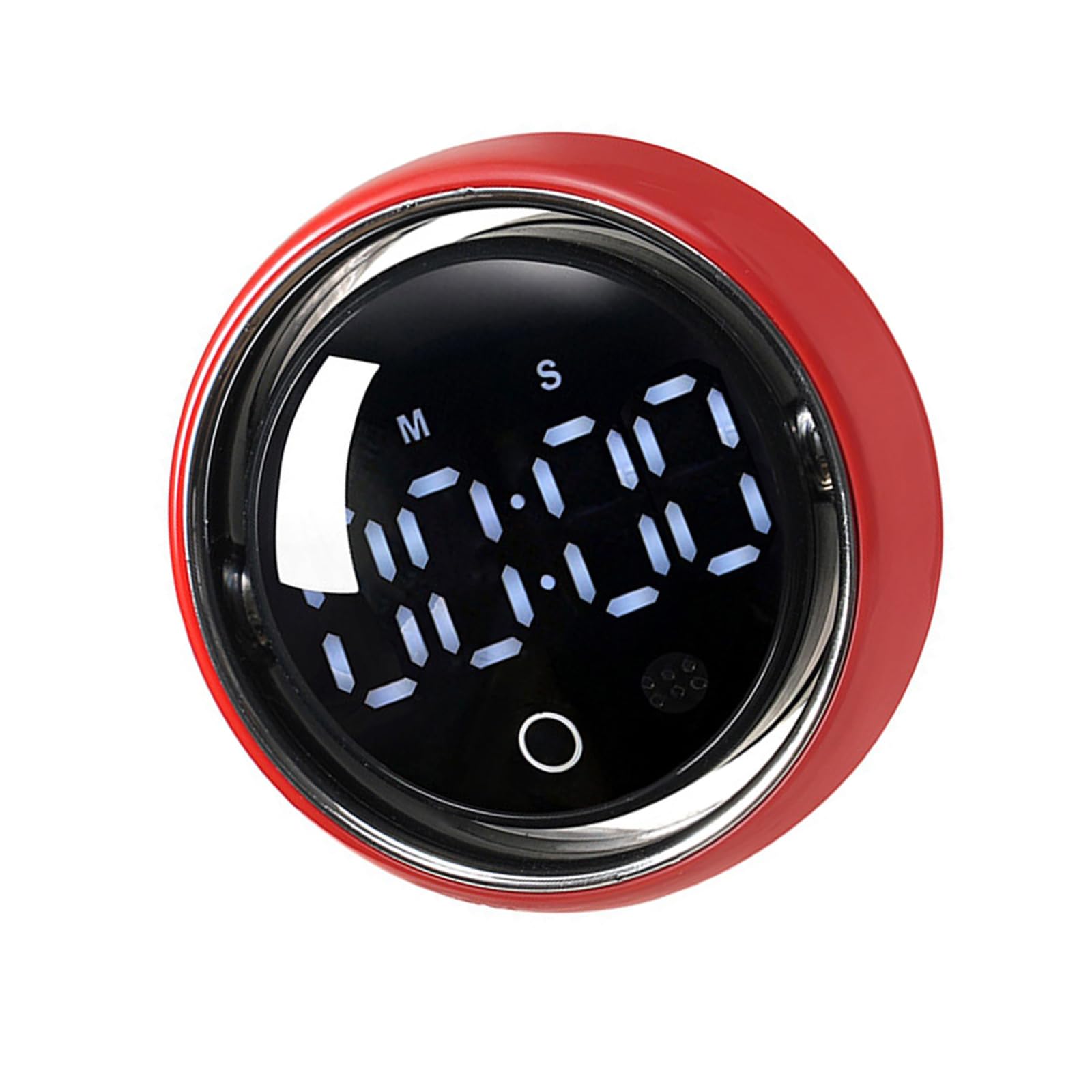 Tsophreniq Voice Controlled Timer with Back Rotary Countdowns Count Up Timer for Precises Cooking Baking Workout Timing Rechargeable LED Countdowns