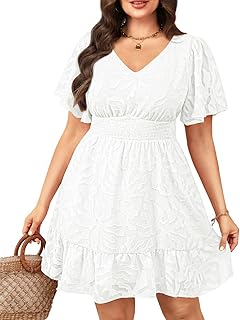 Women Plus Size Dresses Summer -Graduation Wedding Guest Casual Semi Formal Short Dress 2025 - Buy now