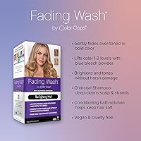 Vista 7 de Color Oops Kit de lavado de decoloración con carbón activado, lavado para aclarar el cabello suavemente decolorado el cabello procesado, eleva 1-2