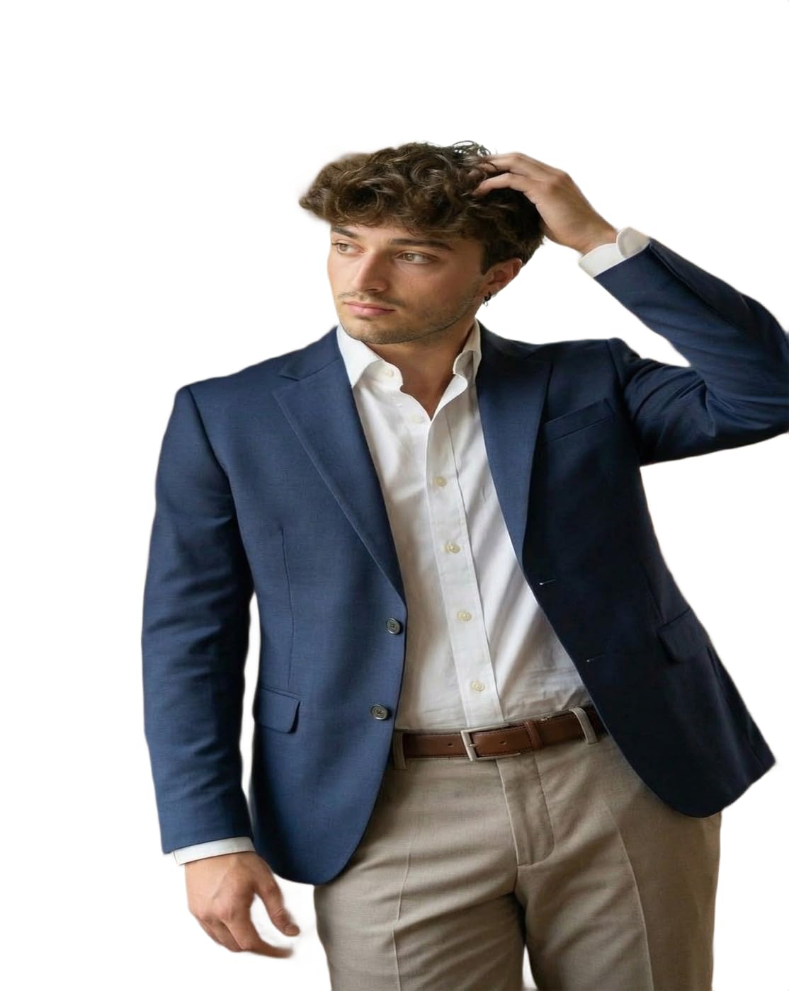Men's Formal Blazer | Fully Lined | Slim Fit | Professional Jacket | Premium Business Formal Suit | Office | Wedding | All Purpose 2-image-7