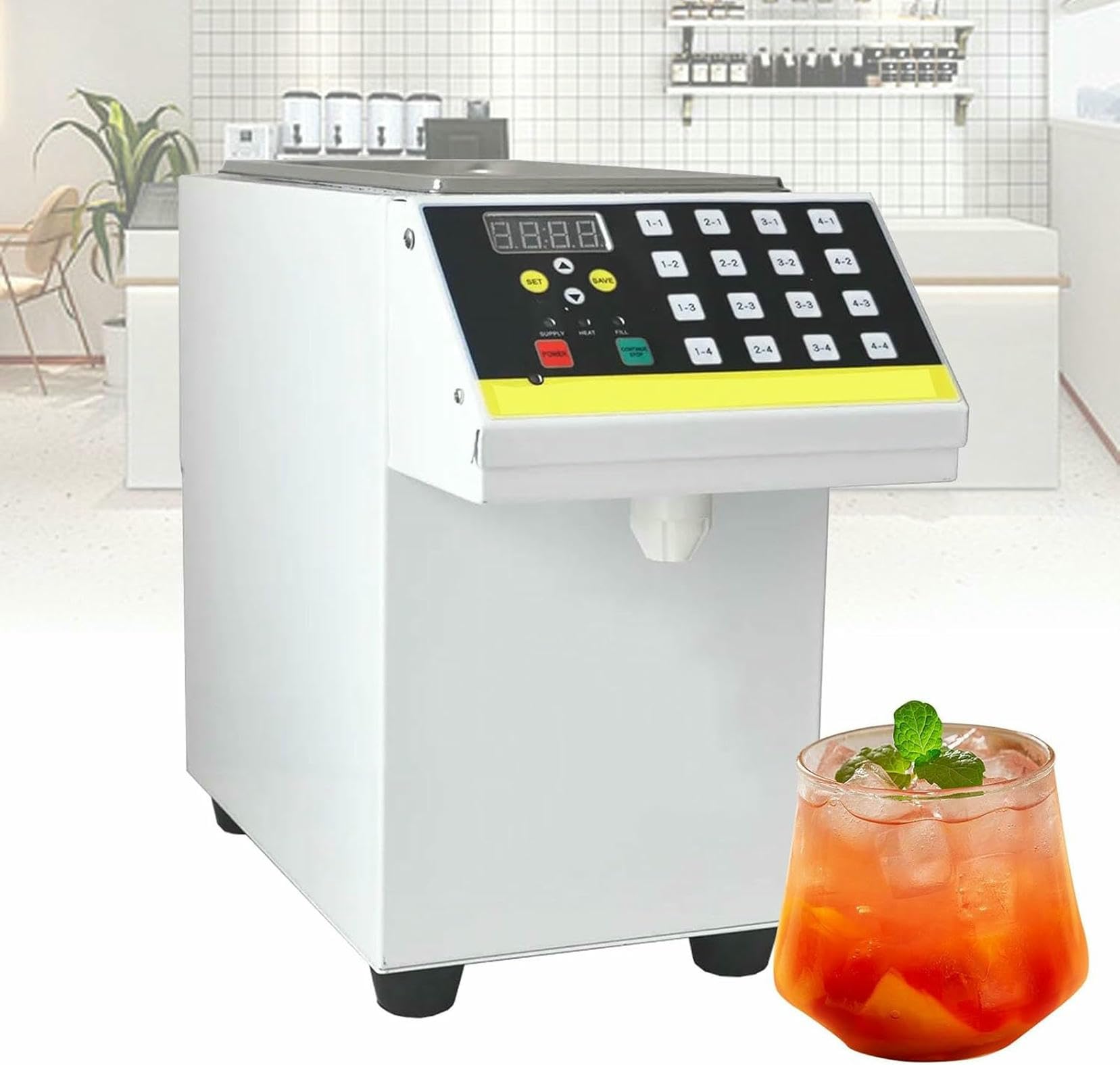Machine de fructose automatique 8.5L contre le gaspillage de sirop