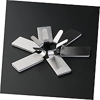 Vista 2 de Ganchos adhesivos de acero inoxidable para toallas, ganchos de pared versátiles para almacenamiento de baño y cocina, sin necesidad de taladrar