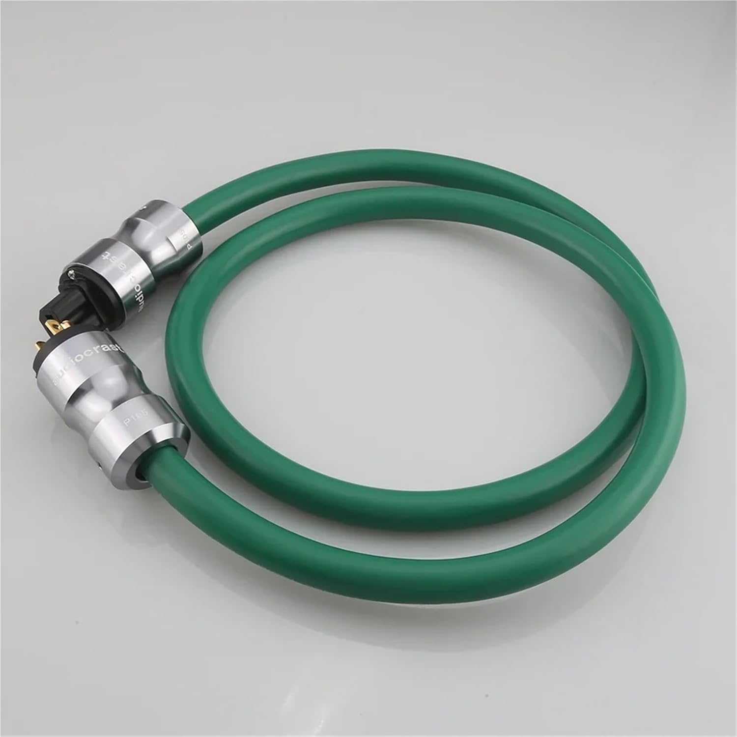 P108+P105 Copper Silver Mixed HiFi Power Cable US/EU Power Leads AC Power Cord for HiFi CD AMP Audio System(US Power Cable,0.5m)