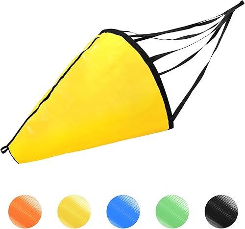 Miniatura 11 de BLUEWING Sea Anchor - Calcetines de pesca para barco de pesca 840D, nailon 32, 42, 53, 62, 72, 84 pulgadas, paracaídas, anclaje de deriva para barco