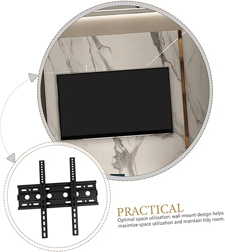Miniatura 4 de Adjustable Tv Wall Mount Bracket for Tvs Wall Mounting Stand with Multidirectional Tilt and Swivel Space-Saving Design for LED LCD OLED Plasma