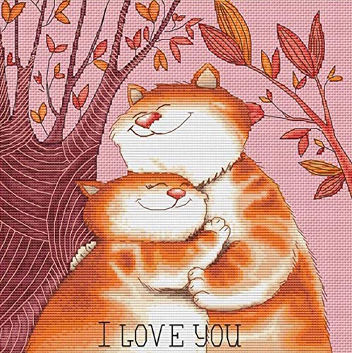 Image of Aida Cloth 14 Count Cross Stitch Fabric,19x28inch (14CT, Pink)