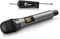 Vista 12 de TONOR Micrófonos Inalámbricos, Sistema de Micrófono UHF Dual para Karaoke, Microfonos Inalámbricos con Receptor Recargable, Micrófono Dinámico