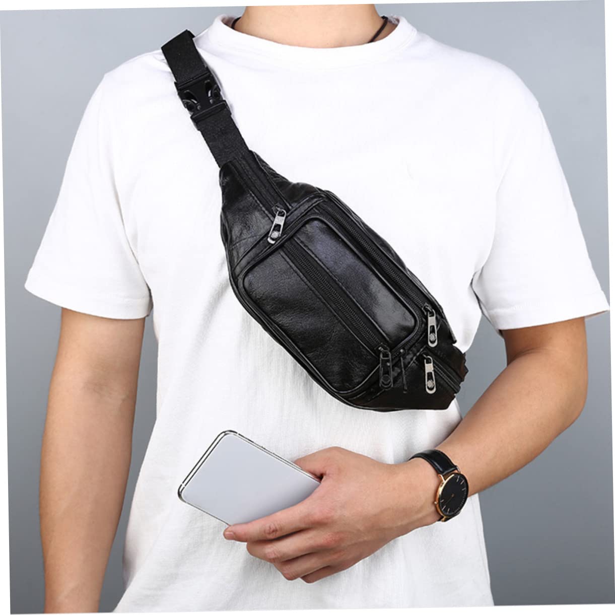 Toyvian 5 Vita Multifunzionale per Accessorio Sportivo con Cerniera per Running e attività all capacità per Smartphone e