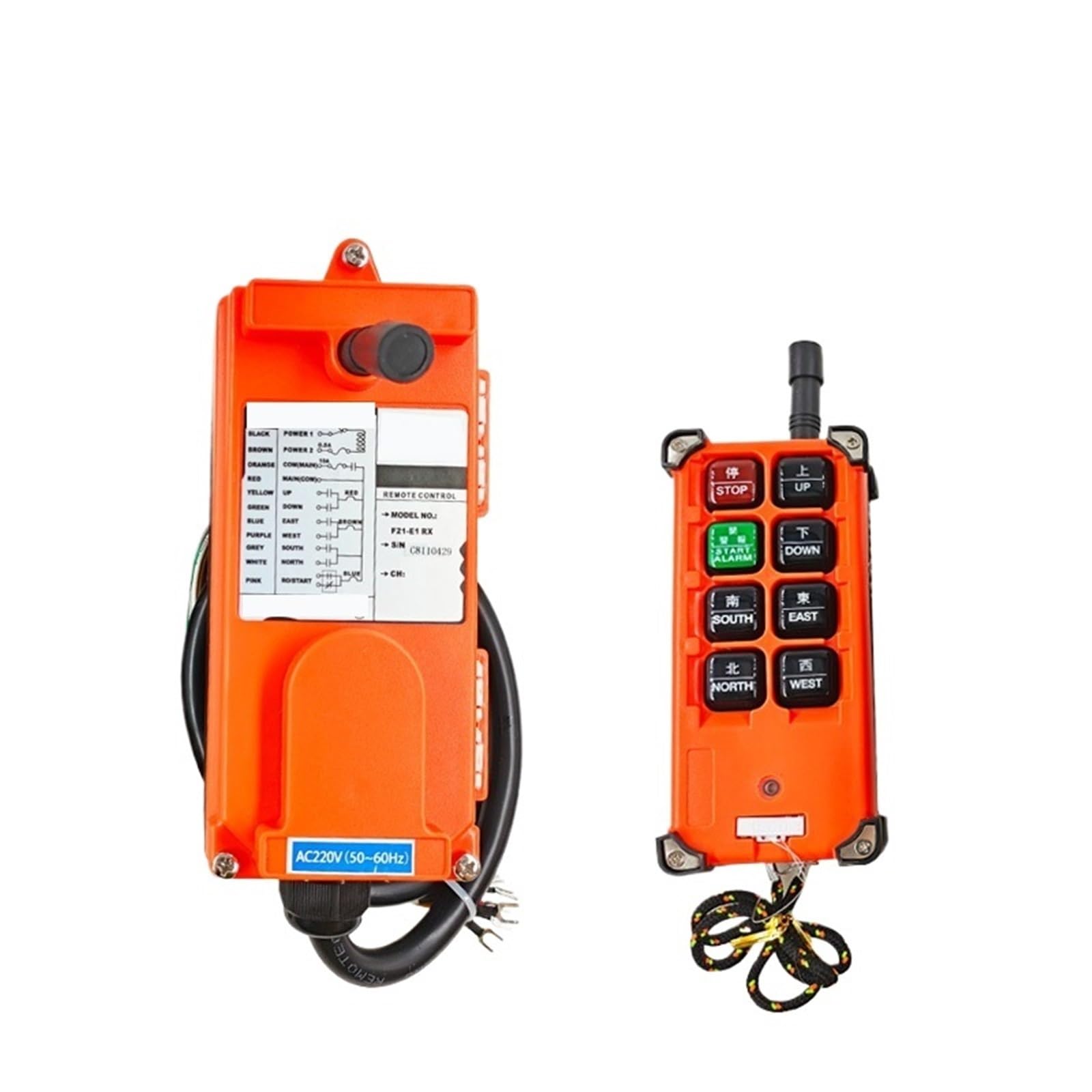 Télécommande de grue F21-E1B 24V récepteur radio pour bouton palan industriel