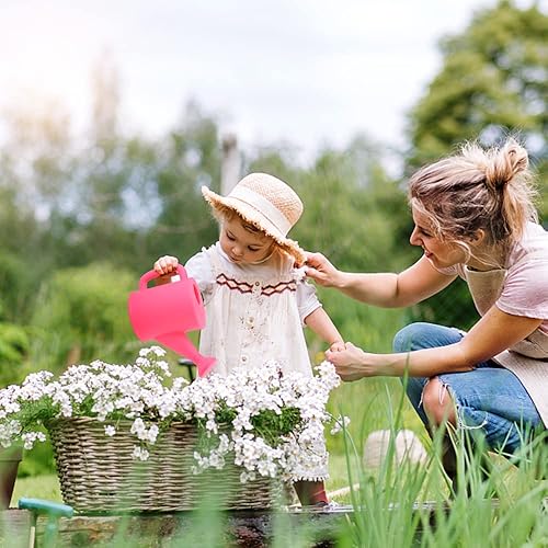 Miniatura 6 de Regadera para plantas de interior, 3 piezas pequeñas y lindas de plástico para niños, juego de regaderas para plantas de casa, jardín, flores,