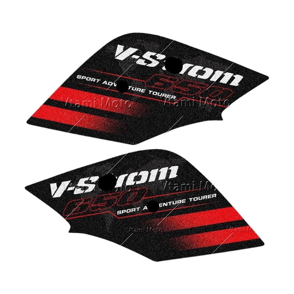for V-Strom 650 650 DL650 XT 650XT Motorcycle Fuel Tank Pad Sticker Anti-Slip Tank Side Protection Decal 2017-2024 2023 Traction Fuel Decal Tank