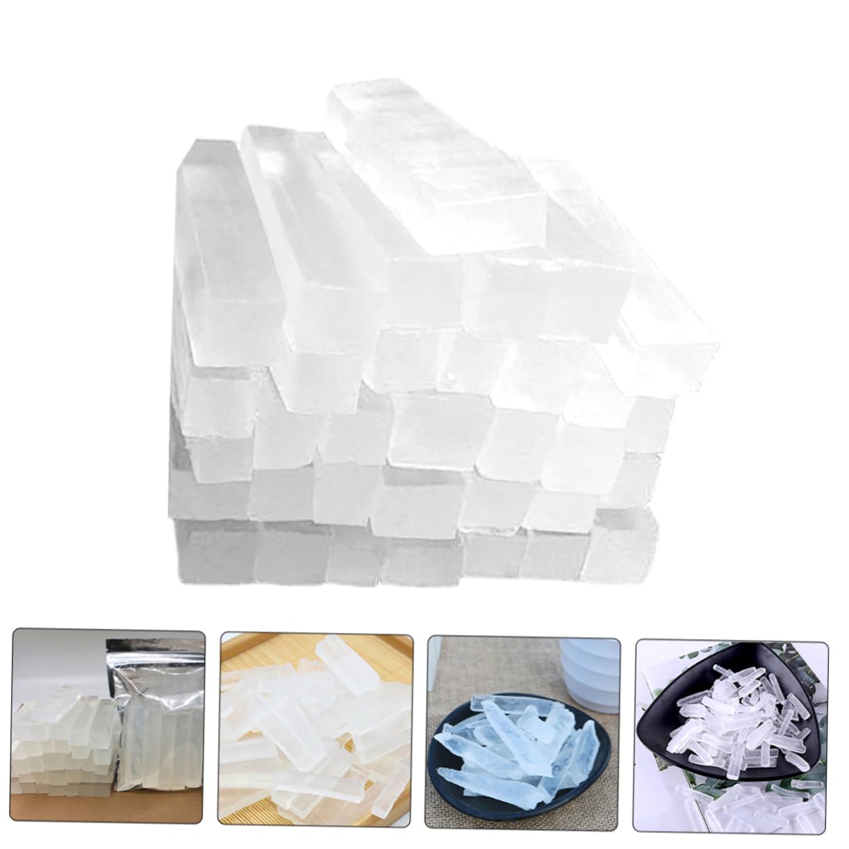 Base di Sapone Trasparente 1000g, Vegetale Senza Profumo, per Sapone Fai da Te e Lavorazioni Artigianali