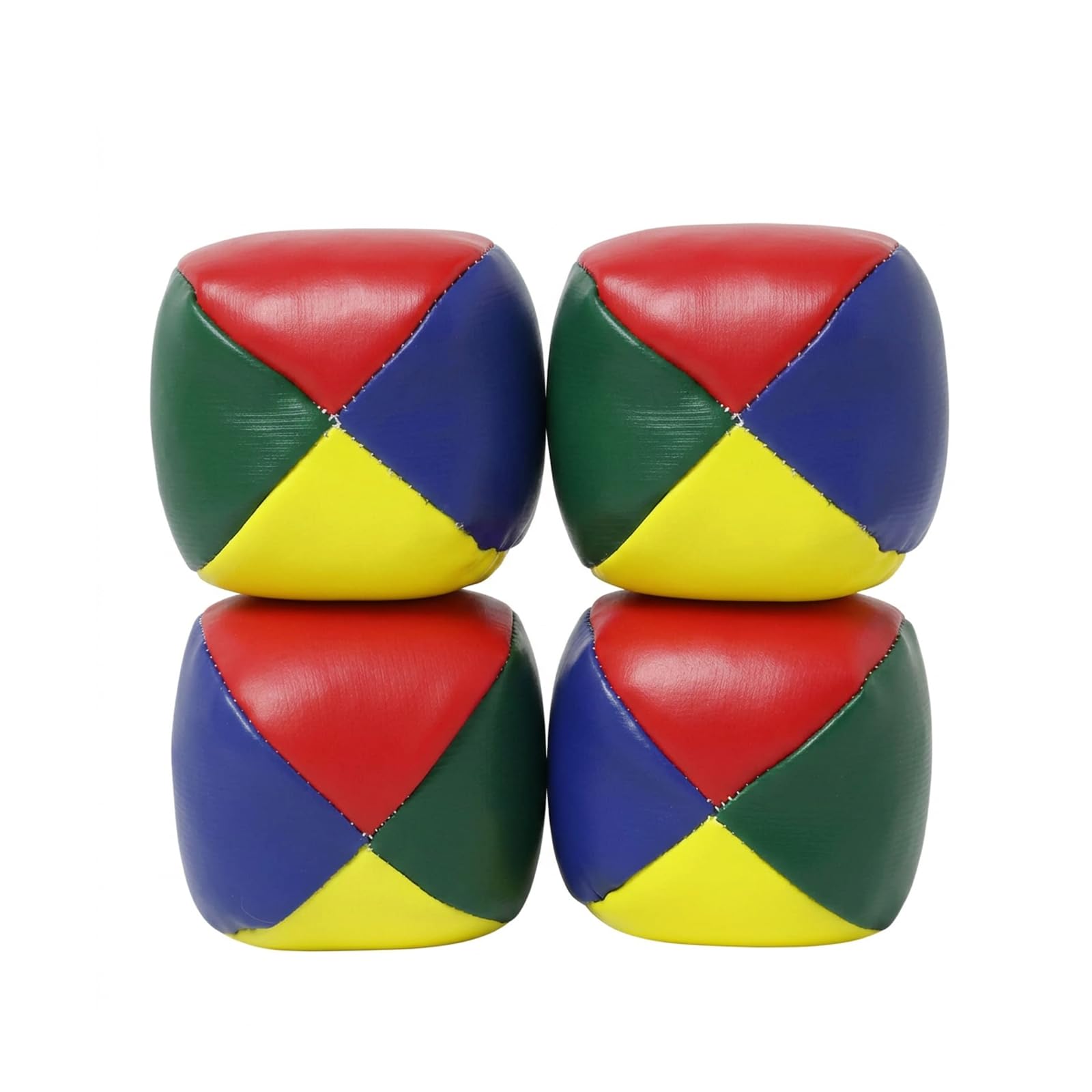 WsiQxuc 4 Juggling Balls For Adults, Circus Toys And Skill Development Equipment, Multicoloured 5 cm Juggling Balls For Coordination Training And Recreational Activities