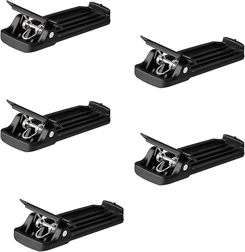 Bingfu Walkie Talkie de radio bidireccional de repuesto de clip universal, paquete de 5 unidades compatible con Baofeng H-777 BF-666S BF-888S UV-5R