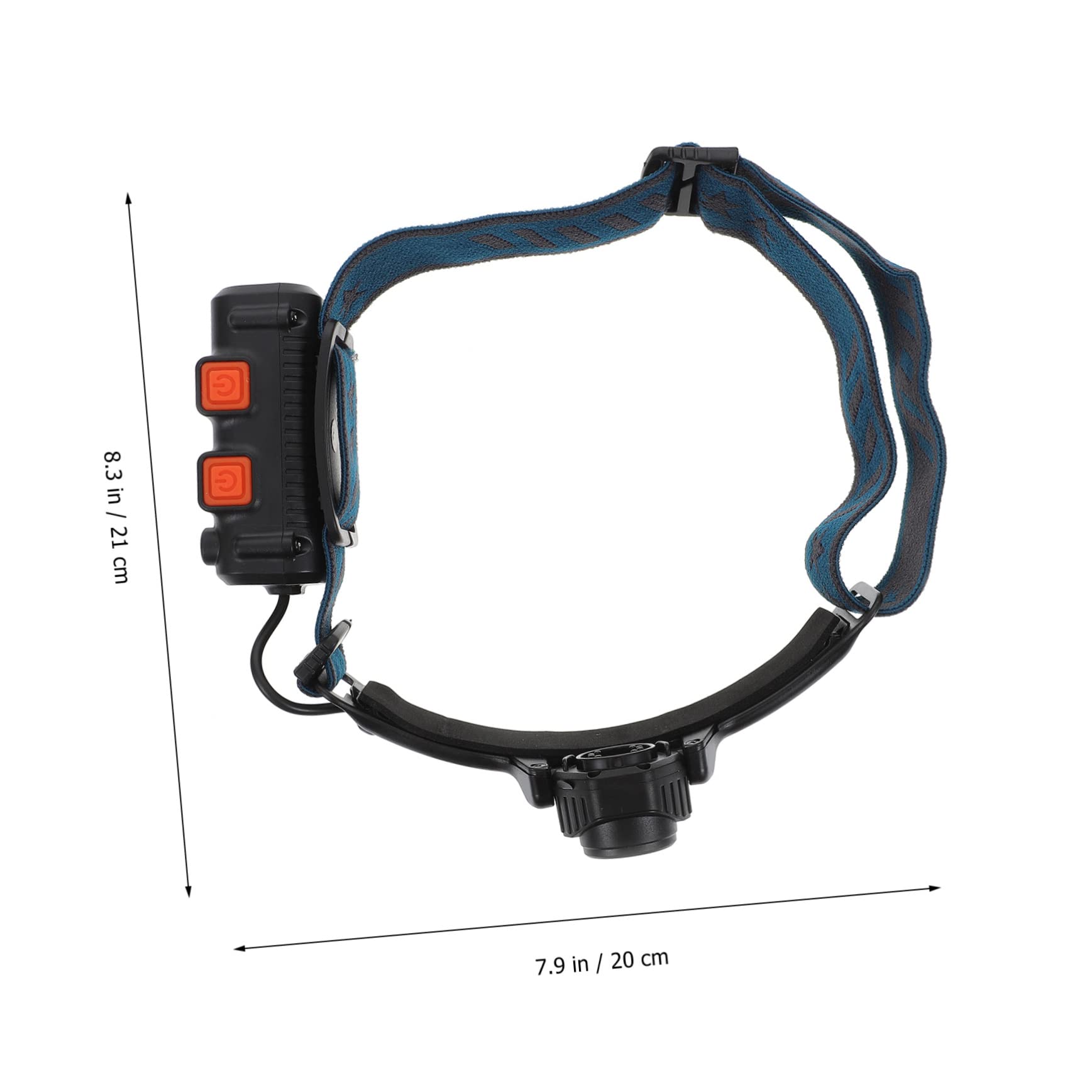 ORFOFE Linterna Led Recargable Luz Cabeza Resistente Al Agua Para Camping y Ciclismo