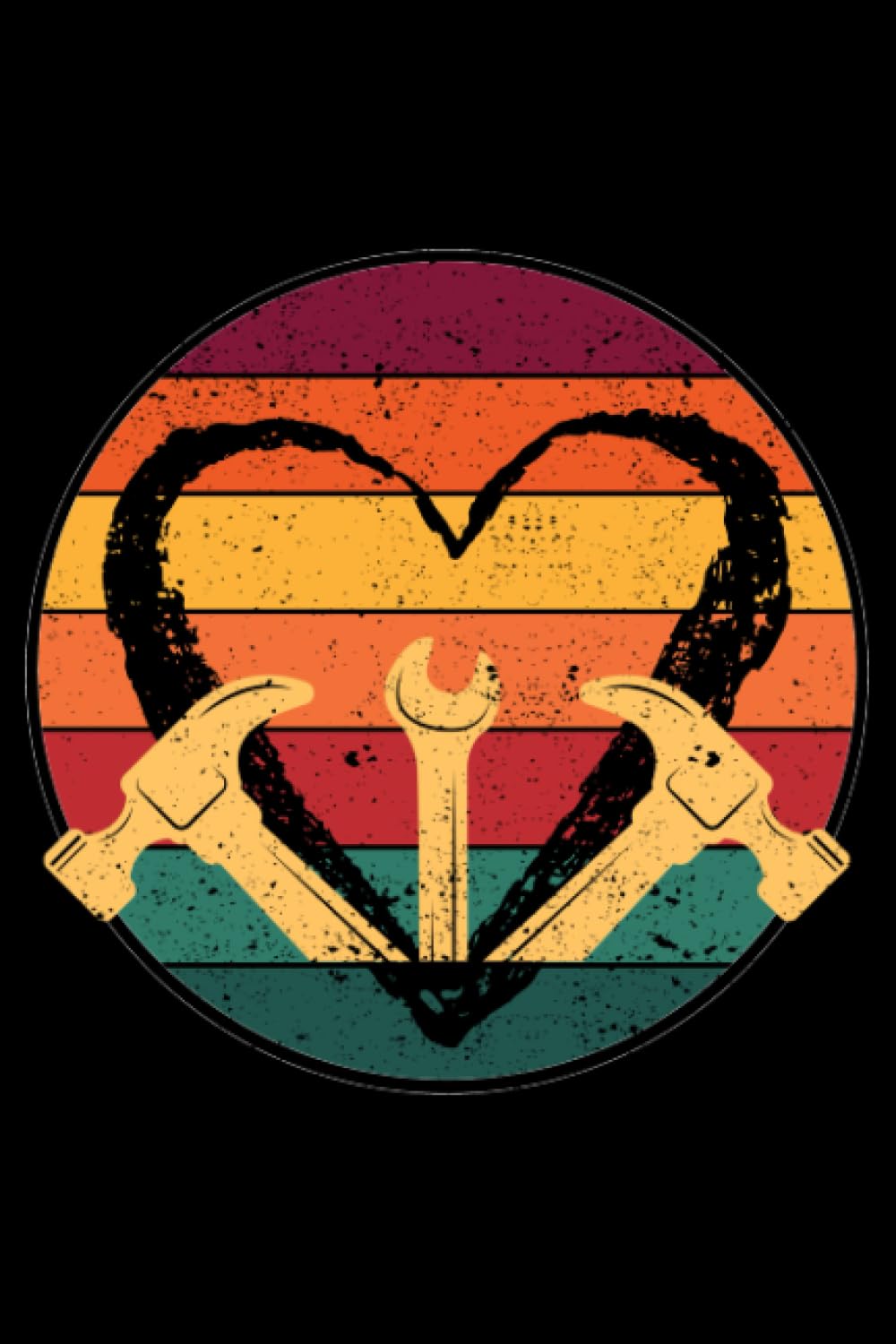 Heart Love Handyman Mechanic Woodworking Mechanical Tools: Home Improvement Gifts Handyman Diy House | Dot Grid Journal, Notebook or Organizer | ... book, Scheduler, Task Checklist | 6x9 Inches