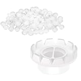 Fenshine 300 PCS Eyelashes Extension Volume Lashes Fan Quick Blossom Cups Lash Glue Holder and Lash Organizer Supplies Tools for Eyelash Extension Supply