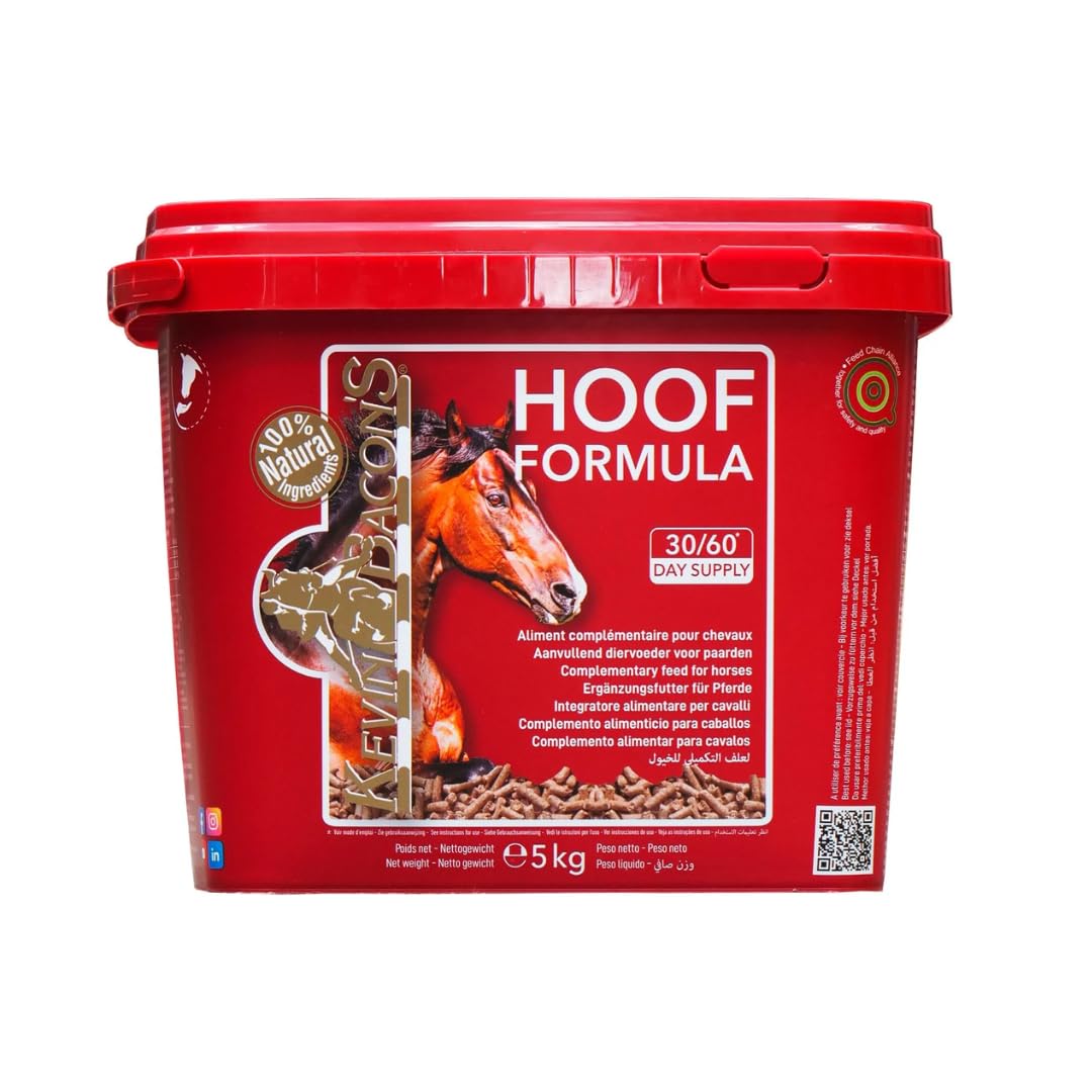 Kevin Bacon's Hoof Formula | 5 kg | Integratore alimentare per cavalli | Accelera la crescita dello zoccolo e migliora la qualità del corno | Alto contenuto di biotina