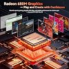 Laptop Gaming NIMO 17.3" FHD IPS, AMD Ryzen 7 (hasta 4.75 GHz, supera a i7-12650H) con 32GB DDR5 RAM, 1TB SSD, GPU Radeon 680M, garantía de 2 años, ángulo de 180°, multifuncional para negocios, creadores y estudiantes 6