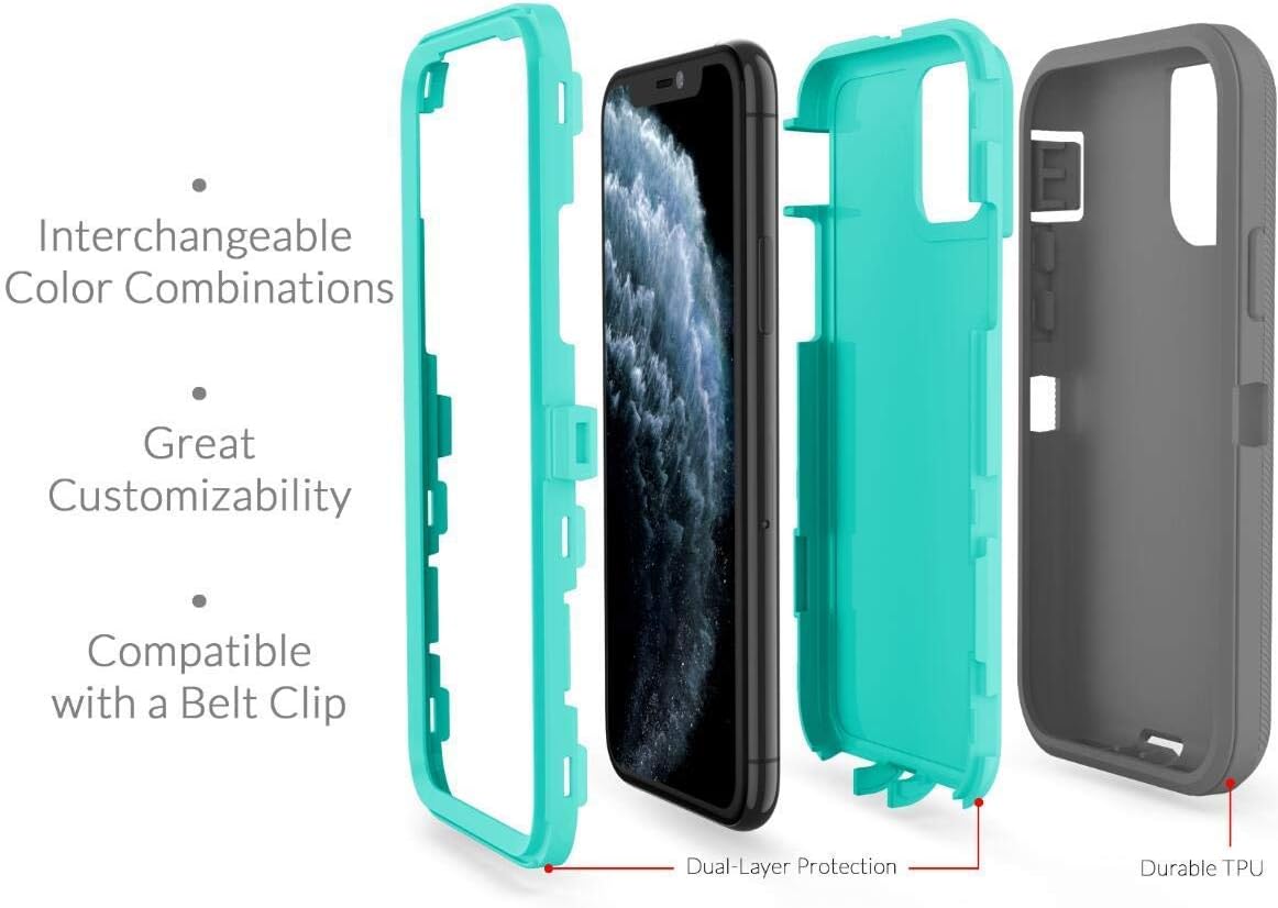 16 Pro Max Camo Design Defender Case, Protective Defender Shockproof Hybrid Case Dual Layer Design Hard Cover Compatible with iPhone 16 Pro Max (Camo Orange) - Image 2