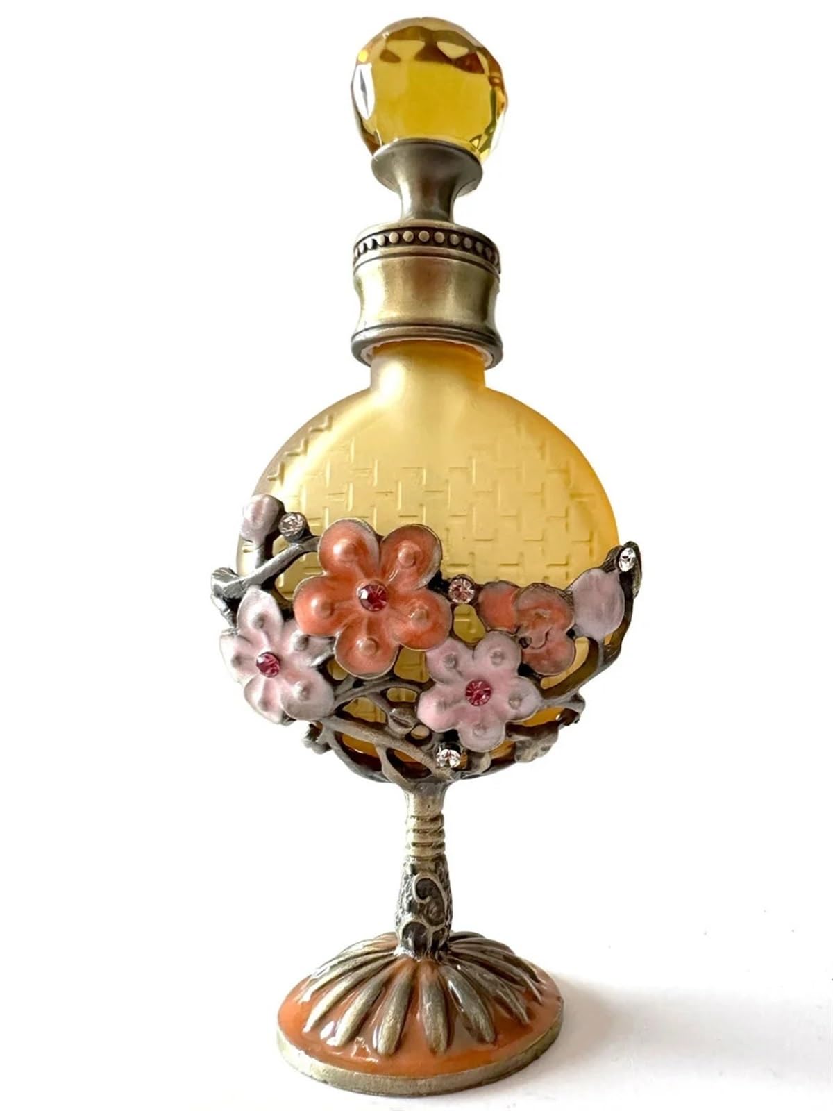 EDvkrgqx Portable Perfum Spray Bottle, 2pcs 10ml Yellow Glass Perfume Oil Tattoo Color Atomiser With Stick