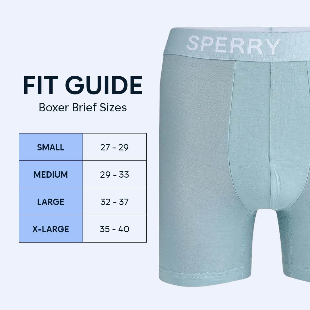 Sperry 3-Pack Men's Soft Modal Boxer Briefs – Luxuriously Soft, Breathable & Comfortable Stretch Micro Modal Underwear Men - Image 4